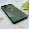قاب گوشی Galaxy A06 سامسونگ PVD طرح کربن Porsche ضد خش پشت گلس شیشه ای محافظ لنزدار سبز کد 163282