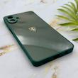 قاب گوشی Galaxy A07 سامسونگ PVD طرح کربن Porsche ضد خش پشت گلس شیشه ای محافظ لنزدار سبز کد 163286