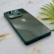 قاب گوشی Redmi Note 13 Pro 4G - Poco M6 Pro 4G شیائومی PVD طرح کربن Porsche ضد خش پشت گلس شیشه ای محافظ لنزدار سبز کد 163339