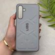 قاب گوشی Galaxy A16 سامسونگ UAG Design سیلیکونی ژله ای محافظ لنز دار طوسی کد 163037