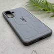 قاب گوشی Galaxy A17 سامسونگ UAG Design سیلیکونی ژله ای محافظ لنز دار طوسی کد 163042