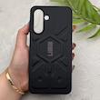 قاب گوشی Galaxy A17 سامسونگ UAG Design سیلیکونی ژله ای محافظ لنز دار مشکی کد 163043