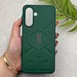 قاب گوشی Galaxy A17 سامسونگ UAG Design سیلیکونی ژله ای محافظ لنز دار سبز کد 163044
