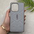 قاب گوشی Redmi Note 13 4G شیائومی UAG Design سیلیکونی ژله ای محافظ لنز دار طوسی کد 163081