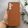 قاب گوشی Galaxy A16 سامسونگ Polo Design چرمی سخت محافظ لنزدار عسلی کد 163240