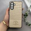 قاب گوشی Galaxy A17 سامسونگ Polo Design چرمی سخت محافظ لنزدار بژ کد 163244