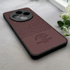 قاب گوشی Redmi 14C - Poco C75 - Redmi A4 شیائومی Polo Design چرمی سخت محافظ لنزدار زرشکی کد 163248