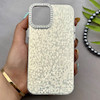 قاب گوشی iPhone 12 - iPhone 12 Pro آیفون اورجینال لاکچری یونیک کیس شاین شطرنجی لنز نگین دار نقره ای کد 163183