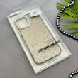 قاب گوشی iPhone 12 - iPhone 12 Pro آیفون اورجینال لاکچری یونیک کیس شاین شطرنجی لنز نگین دار طلایی کد 163184