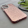 قاب گوشی iPhone 12 - iPhone 12 Pro آیفون اورجینال لاکچری یونیک کیس شاین شطرنجی لنز نگین دار صورتی کد 163185