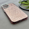 قاب گوشی iPhone 13 - iPhone 14 آیفون اورجینال لاکچری یونیک کیس شاین شطرنجی لنز نگین دار صورتی کد 163186