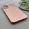 قاب گوشی iPhone 12 Pro Max آیفون اورجینال لاکچری یونیک کیس شاین شطرنجی لنز نگین دار صورتی کد 163192