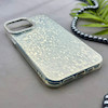 قاب گوشی iPhone 13 Pro Max آیفون اورجینال لاکچری یونیک کیس شاین شطرنجی لنز نگین دار نقره ای کد 163195