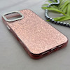 قاب گوشی iPhone 16 Pro Max آیفون اورجینال لاکچری یونیک کیس شاین شطرنجی لنز نگین دار صورتی کد 163203