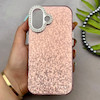 قاب گوشی iPhone 17 آیفون اورجینال لاکچری یونیک کیس شاین شطرنجی لنز نگین دار صورتی کد 163214