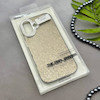 قاب گوشی iPhone 17 آیفون اورجینال لاکچری یونیک کیس شاین شطرنجی لنز نگین دار طلایی کد 163215
