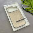 قاب گوشی iPhone 17 Pro آیفون اورجینال لاکچری یونیک کیس شاین شطرنجی لنز نگین دار طلایی کد 163216