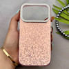قاب گوشی iPhone 17 Pro آیفون اورجینال لاکچری یونیک کیس شاین شطرنجی لنز نگین دار صورتی کد 163217