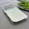 قاب گوشی iPhone 17 Pro آیفون اورجینال لاکچری یونیک کیس شاین شطرنجی لنز نگین دار نقره ای کد 163219