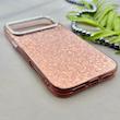 قاب گوشی iPhone 17 Pro Max آیفون اورجینال لاکچری یونیک کیس شاین شطرنجی لنز نگین دار صورتی کد 163221