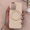 قاب گوشی iPhone 17 آیفون FlexStand مگ سیف Magsafe اورجینال استند شو iRon Ring لنز برجسته کرمی کد 163005