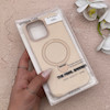 قاب گوشی iPhone 16 Pro Max آیفون FlexStand مگ سیف Magsafe اورجینال استند شو iRon Ring لنز برجسته کرمی کد 163007