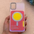 قاب گوشی Galaxy A06 سامسونگ اورجینال Bubble Case رنگی طرح مگ سیف سری 17 لنز برجسته کد 163922