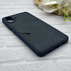 قاب گوشی Galaxy A07 سامسونگ چرمی دوخت جاکارتی دار کربنی Slim Wallet Case سرمه ای کد 164315