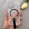 قاب گوشی iPhone 16 آیفون شفاف MagStrap Case مگ سیف Magsafe اورجینال فینگربند Slim کد 162842