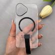قاب گوشی iPhone 16 آیفون شفاف MagStrap Case مگ سیف Magsafe اورجینال فینگربند Slim کد 162842