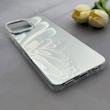 قاب گوشی Galaxy A06 سامسونگ براش HARD IMD موج دار محافظ لنز نگین دار لاکچری طرح پروانه کد 163417
