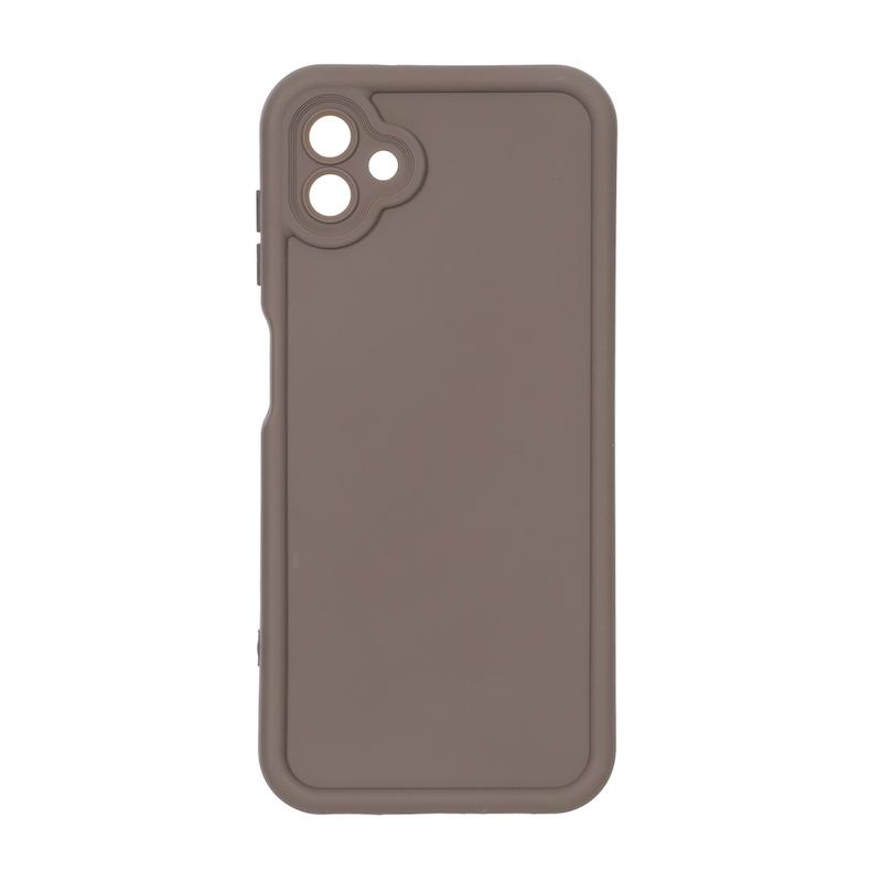 قاب گوشی Galaxy A04 - Galaxy M13 5G سامسونگ طرح سیلیکونی Solid محافظ لنزدار قهوه ای کد 180177