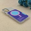 قاب گوشی Galaxy A06 سامسونگ اورجینال Bubble Case رنگی طرح مگ سیف سری 17 لنز برجسته کد 163923