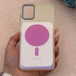 قاب گوشی Galaxy A06 سامسونگ اورجینال Bubble Case رنگی طرح مگ سیف سری 17 لنز برجسته کد 163925