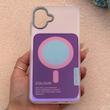 قاب گوشی Galaxy A07 سامسونگ اورجینال Bubble Case رنگی طرح مگ سیف سری 17 لنز برجسته کد 163934