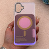 قاب گوشی Galaxy A07 سامسونگ اورجینال Bubble Case رنگی طرح مگ سیف سری 17 لنز برجسته کد 163935