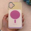قاب گوشی Galaxy A07 سامسونگ اورجینال Bubble Case رنگی طرح مگ سیف سری 17 لنز برجسته کد 163940