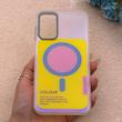قاب گوشی Galaxy A14 سامسونگ اورجینال Bubble Case رنگی طرح مگ سیف سری 17 لنز برجسته کد 163943