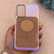 قاب گوشی Galaxy A14 سامسونگ اورجینال Bubble Case رنگی طرح مگ سیف سری 17 لنز برجسته کد 163945