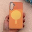 قاب گوشی Galaxy A15 سامسونگ اورجینال Bubble Case رنگی طرح مگ سیف سری 17 لنز برجسته کد 163951