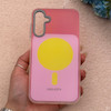 قاب گوشی Galaxy A15 سامسونگ اورجینال Bubble Case رنگی طرح مگ سیف سری 17 لنز برجسته کد 163953