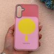 قاب گوشی Galaxy A15 سامسونگ اورجینال Bubble Case رنگی طرح مگ سیف سری 17 لنز برجسته کد 163953