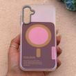 قاب گوشی Galaxy A15 سامسونگ اورجینال Bubble Case رنگی طرح مگ سیف سری 17 لنز برجسته کد 163955