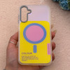 قاب گوشی Galaxy A15 سامسونگ اورجینال Bubble Case رنگی طرح مگ سیف سری 17 لنز برجسته کد 163960