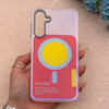 قاب گوشی Galaxy A16 سامسونگ اورجینال Bubble Case رنگی طرح مگ سیف سری 17 لنز برجسته کد 163961