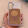 قاب گوشی Galaxy A17 سامسونگ اورجینال Bubble Case رنگی طرح مگ سیف سری 17 لنز برجسته کد 163970