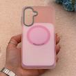 قاب گوشی Galaxy A17 سامسونگ اورجینال Bubble Case رنگی طرح مگ سیف سری 17 لنز برجسته کد 163971