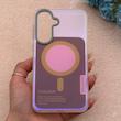 قاب گوشی Galaxy A36 سامسونگ اورجینال Bubble Case رنگی طرح مگ سیف سری 17 لنز برجسته کد 163977