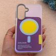 قاب گوشی Galaxy A36 سامسونگ اورجینال Bubble Case رنگی طرح مگ سیف سری 17 لنز برجسته کد 163979
