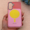 قاب گوشی Galaxy A36 سامسونگ اورجینال Bubble Case رنگی طرح مگ سیف سری 17 لنز برجسته کد 163981